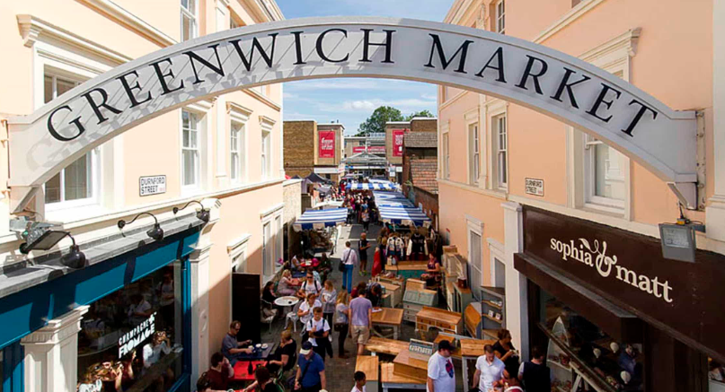 greenwich market sign